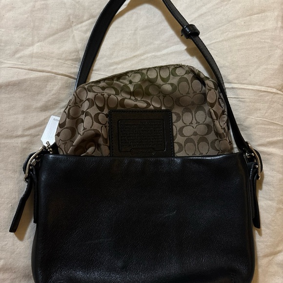 Coach Mini Bag Black Leather Mini-Purse Legacy Leather Vintage - Picture 9 of 16